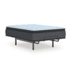 Cove King Pillow Top Mattress | Quilt Foam | Blue Stretch Knit Fabric 16"