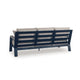 Beco Outdoor 3-Seater Sofa w 4 Pillows | Beige, Navy Blue Nuvella | 83"