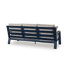 Beco Outdoor 3-Seater Sofa w 4 Pillows | Beige, Navy Blue Nuvella | 83"