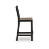 Lene 3pc Outdoor Set w Counter Table & 2 Barstool Chairs | Beige & Black