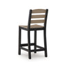 Lene 3pc Outdoor Set w Counter Table & 2 Barstool Chairs | Beige & Black