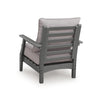 Covi Outdoor Lounge Chair Set of 2 | Foam Fill Nuvella Cushions | Gray