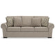 Mecy Oversize Sofa | 4 Pillows | Roll Arms | Heather Brown Chenille 101"