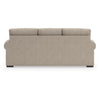 Mecy Oversize Sofa | 4 Pillows | Roll Arms | Heather Brown Chenille 101"