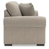 Mecy Oversize Sofa | 4 Pillows | Roll Arms | Heather Brown Chenille 101"