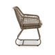 Majo 3pc Outdoor Table & Chair Set | Rope Woven Aluminum | Beige Nuvella
