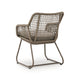 Majo 3pc Outdoor Table & Chair Set | Rope Woven Aluminum | Beige Nuvella