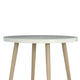 Yami Outdoor Bar Table | Beige Sintered Stone Top | Brown Aluminum 40"