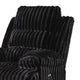 Becca Zero Wall Power Recliner Chair | Pillow Arms | Black Corduroy