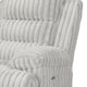 Becca Zero Wall Power Recliner Chair w USB | Pillow Arms | Gray Corduroy