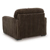 Addy Oversized Chair w 1 Pillow | Foam Fill Chocolate Brown Corduroy