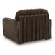 Addy Oversized Chair w 1 Pillow | Foam Fill Chocolate Brown Corduroy