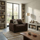 Addy Oversized Chair w 1 Pillow | Foam Fill Chocolate Brown Corduroy