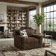 Addy Oversized Chair w 1 Pillow | Foam Fill Chocolate Brown Corduroy