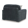 Addy Oversized Chair w 1 Pillow | Track Arms | Foam Fill Dark Gray Corduroy