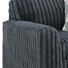 Addy Oversized Chair w 1 Pillow | Track Arms | Foam Fill Dark Gray Corduroy