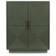 Giri Accent Cabinet | 2 Doors | 2 Adjustable Shelves | Dark Green 48"