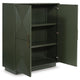 Giri Accent Cabinet | 2 Doors | 2 Adjustable Shelves | Dark Green 48"