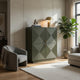 Giri Accent Cabinet | 2 Doors | 2 Adjustable Shelves | Dark Green 48"