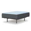 Dyni Firm Queen Mattress | 3-Layer Foam | Blue Stretch Knit Fabric 14"