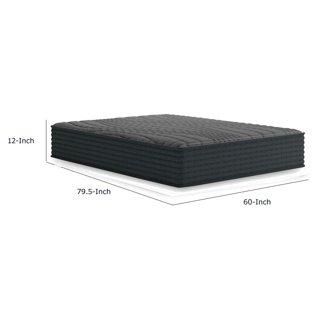 Garry Hybrid Queen Mattress with Gel Memory Foam | Gray Fabric 12"