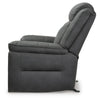 Nicky Rocker Recliner Chair with One Pull Motion | Shadow Faux Leather