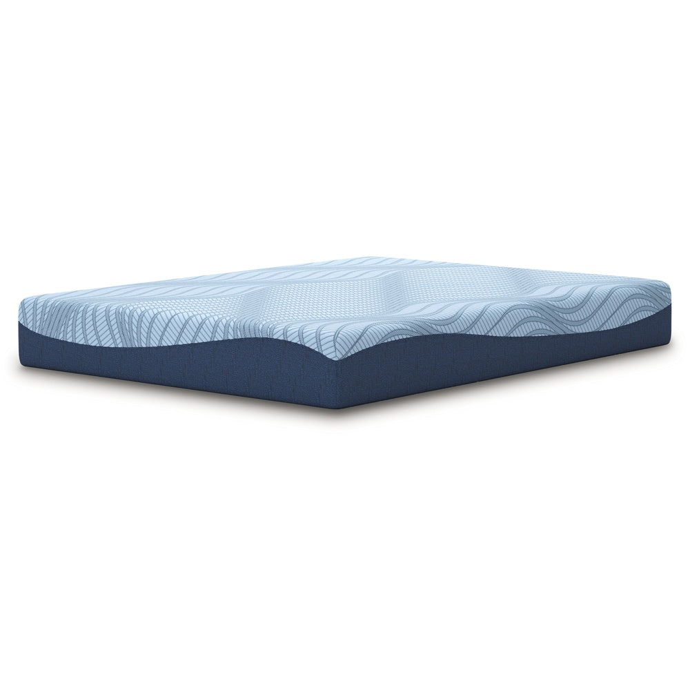 Ammy California King Mattress with Firm Support | Memory Foam | Blue 10"
