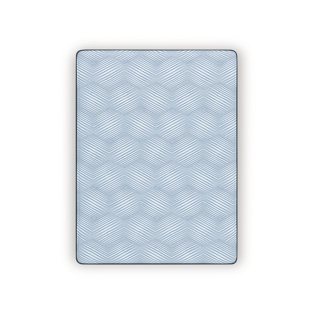 Pmy Hybrid King Mattress | Cooling Cover & Coil Support | Blue Fabric 12"
