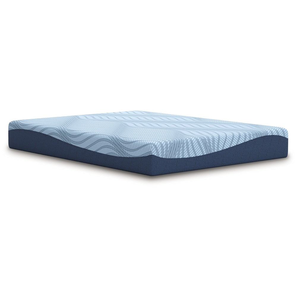 Ammy King Mattress with Firm Support | Memory Foam | Light Blue 10"
