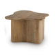 Anvy Accent Coffee Table | Set of 2 | Abstract Design | Brown Mango Wood