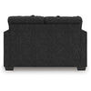 Jez Loveseat with LED Lighting and Nailhead Trim | Coal Chenille 60"