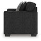 Jez Loveseat with LED Lighting and Nailhead Trim | Coal Chenille 60"