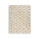 Lisa Hand Tufted Large Area Rug | Brick Pattern | Tan Wool-Polyester 8x10