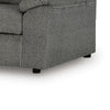 Yido Loveseat with Black Non-Skid Legs | Padded Arms | Mineral Polyester 72"
