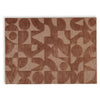 Perry Large Area Rug | Geometric Accents | Hand-Tufted Clay Polyester 8x10
