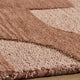 Perry Large Area Rug | Geometric Accents | Hand-Tufted Clay Polyester 8x10