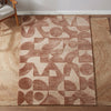 Perry Large Area Rug | Geometric Accents | Hand-Tufted Clay Polyester 8x10