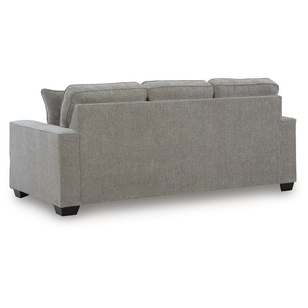 Bonny Sofa with Track Arms and Accent Pillows | Iron Polyester 88"
