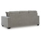 Bonny Sofa with Track Arms and Accent Pillows | Iron Polyester 88"