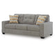 Bonny Sofa with Track Arms and Accent Pillows | Iron Polyester 88"