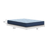 Ammy Hybrid King Mattress | Edge Design | Blue Flame Retardant Polyester 11"