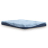 Ryna King Mattress with Memory Foam | Firm Support | Light Blue Fabric 8"