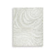 Delma Abstract Large Rug | Green-Brown Flow Pattern | Ivory Wool  8x10