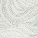 Delma Abstract Large Rug | Green-Brown Flow Pattern | Ivory Wool  8x10