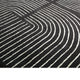 Edon Large Area Rug with Ivory Geometric Statement Design | Black Wool 8x10
