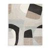 Edric Hand-Tufted Large Area Rug with Neutral Abstract Geometric Patterns 8x10