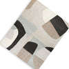 Edric Hand-Tufted Large Area Rug with Neutral Abstract Geometric Patterns 8x10