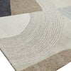 Edric Hand-Tufted Large Area Rug with Neutral Abstract Geometric Patterns 8x10