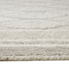 Winie Large Area Rug | Trellis Patterns | Hand-Tufted | Gray Wool 8x10