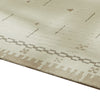 Dotty Hand-Tufted Large Area Rug | Bordered and Geometric Design | Cream Wool 8x10